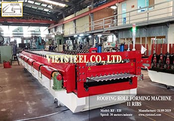 Roofing Roll Forming Machine - 11 ribs (RF-EH Model)