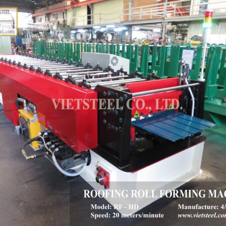 Exporting 2 Side panel roll forming machines and Roofing roll forming machine line.