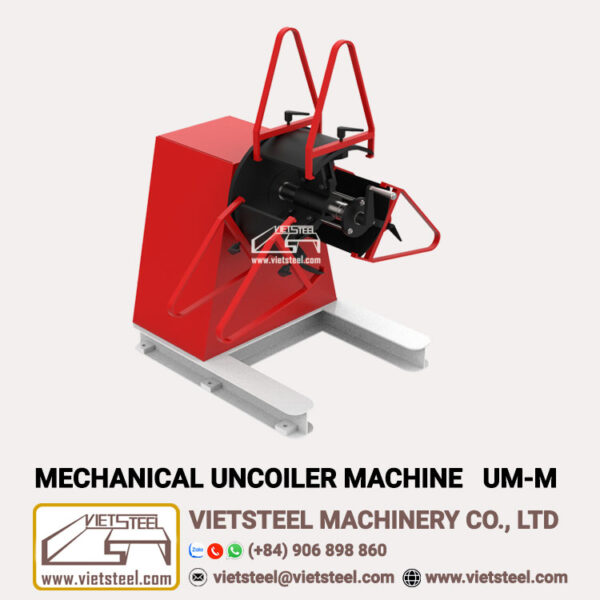 Mechanical uncoiler machine UM-M Model