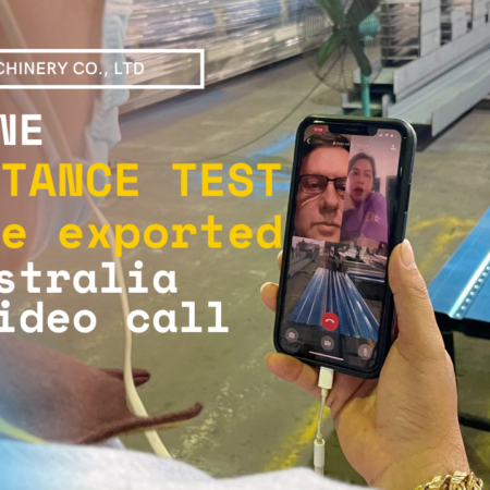 Machine ACCEPTANCE TEST before exported via Video Call