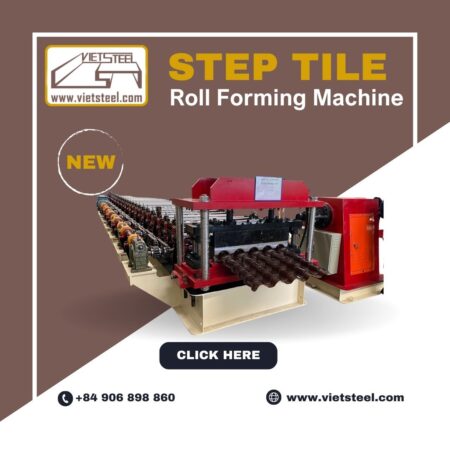 STEP TILE ROLL FORMING MACHINE – MAKE THINGS EASY FOR PROJECT