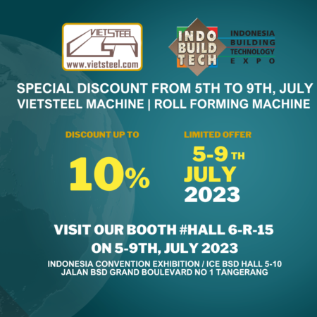 Special Event Indo Build Tech Expo 2023 Will Be Discount Up To 10% From 5th To 9th, 2023