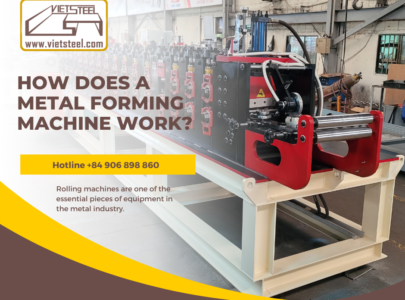 How does a metal forming machine operate?