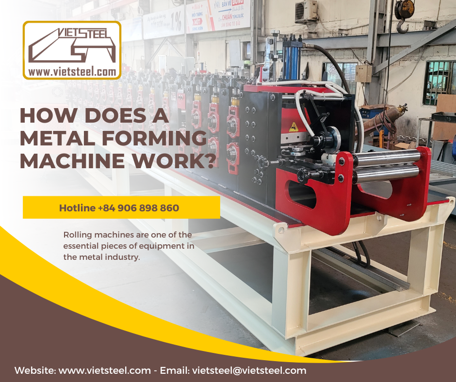 How does a metal forming machine work