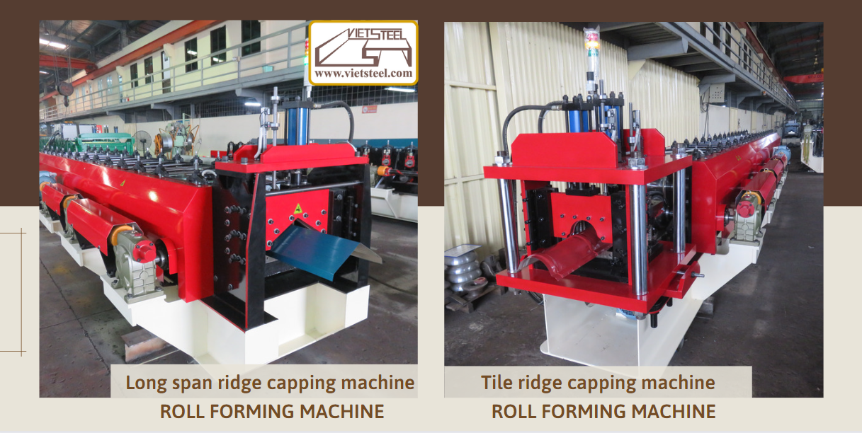 Long Span & Tile Ridge Capping Machine