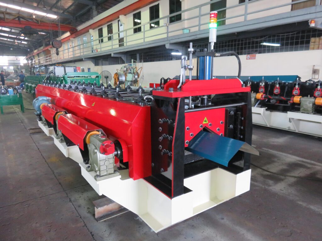 Flat/Longspan ridge cap roll forming machine