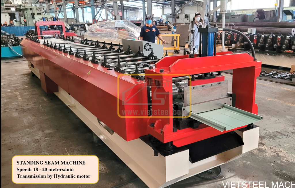 Standing Seam Roll Forming Machine