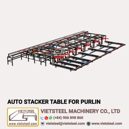 AUTO STACKER TABLE (For Purlin/ AS-P Model) - Vietsteel Machinery