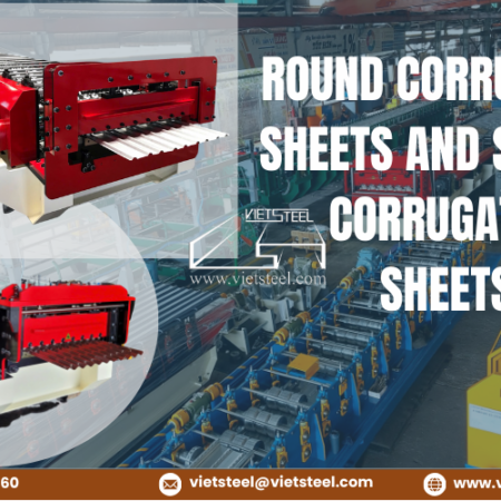 CHOOSING BETWEEN SQUARE CORRUGATED AND ROUND CORRUGATED SHEETS – VIETSTEEL ROLL FORMING MACHINES