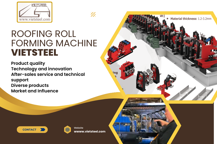 Roofing Roll Forming Machine Vietsteel