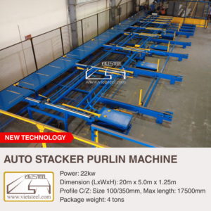Auto Stacker purlin machine