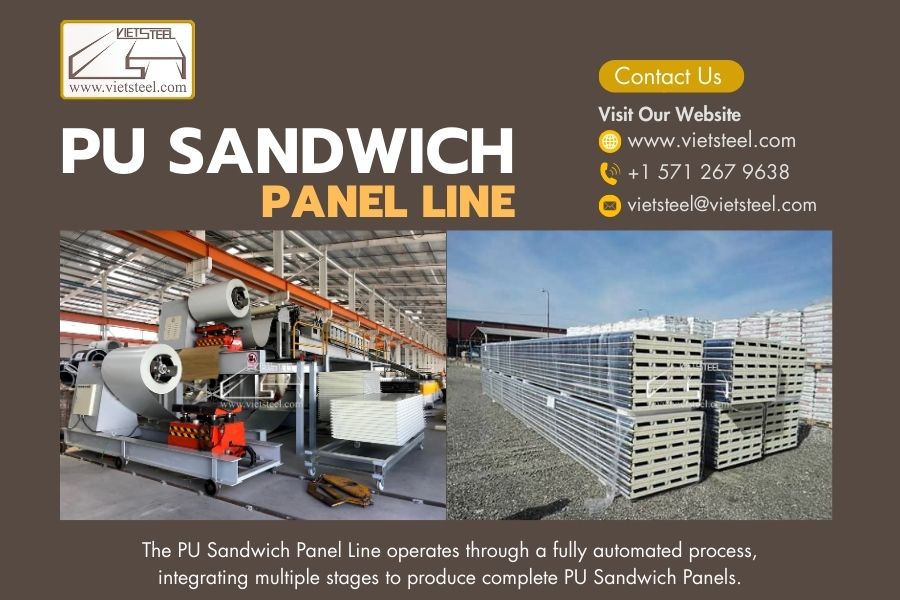 PU Sandwich Panel Line 