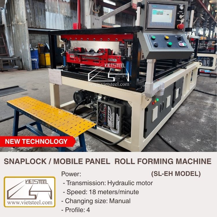 Snap-lock-roll-forming-machine