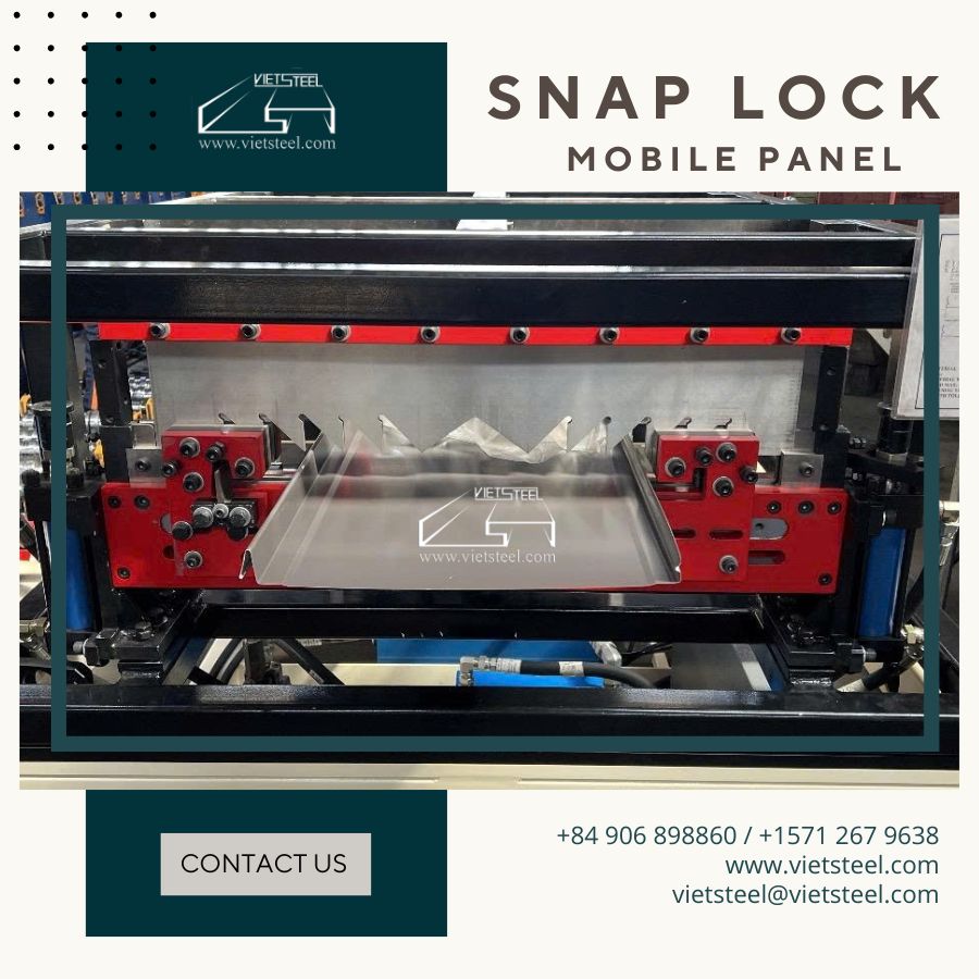 snap lock roll forming machine