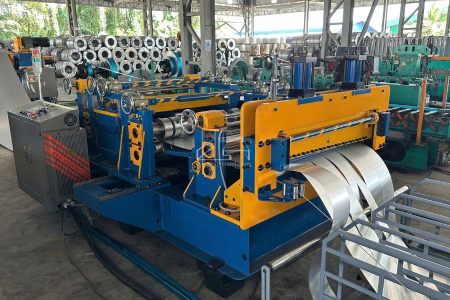 mini cut to length and slitting machine 1