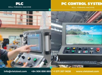 Which control system is suitable for Vietsteel Roll Forming Machines? PLC or PC control system