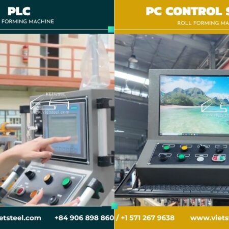 Which control system is suitable for Vietsteel Roll Forming Machines? PLC or PC control system