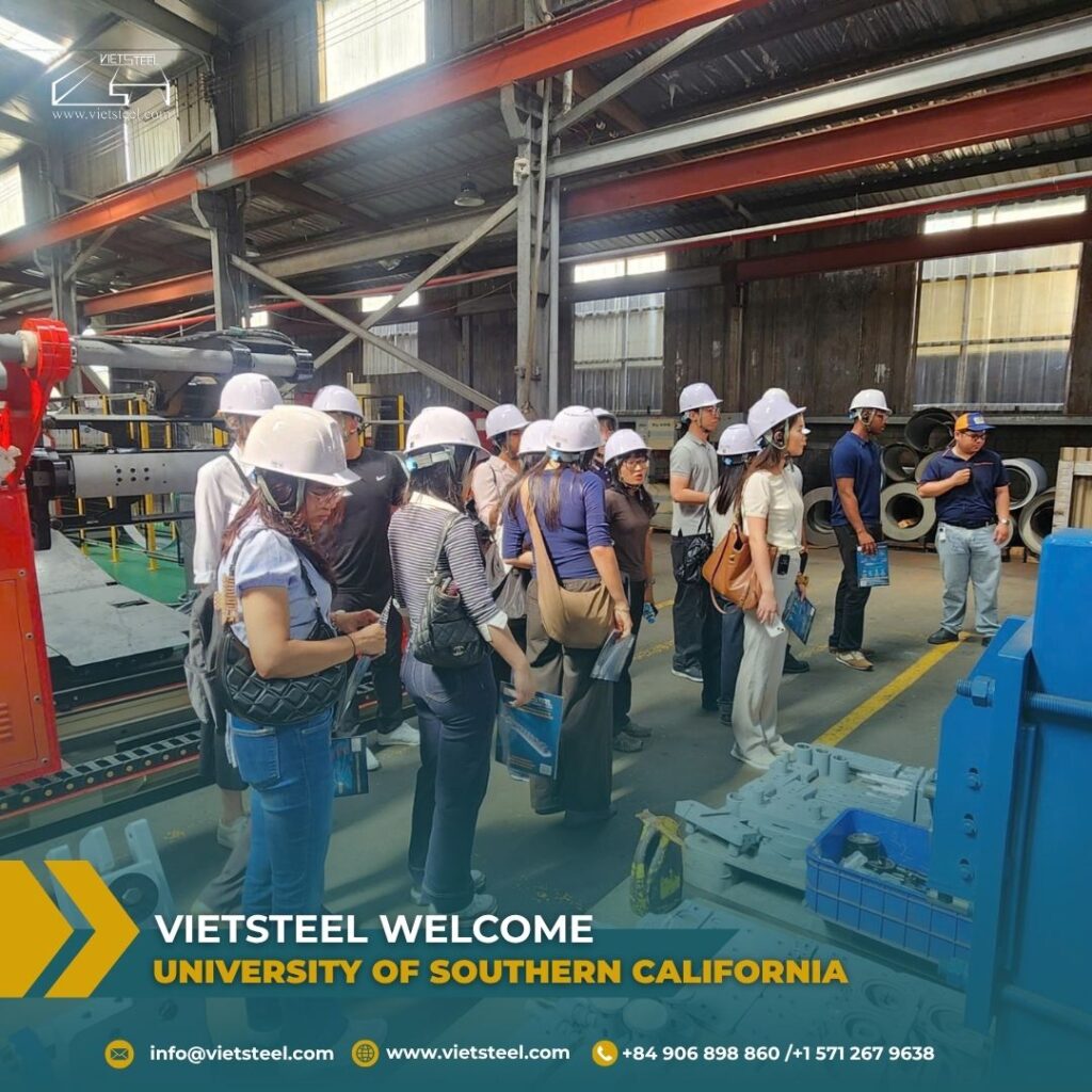 Vietsteel welcomes USC Marshall Students on Global supply chain visit