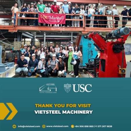 Vietsteel welcomes USC Marshall Students on Global supply chain visit